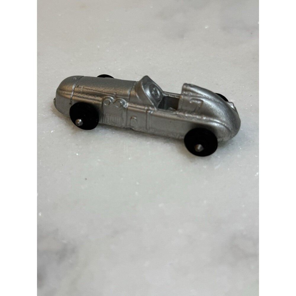 VINTAGE MIDGETOY 3" INDY RACER #7 RACE CAR SILVER ROCKFORD